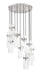 Chandelier Z-Lite 7002P5-11R-BN Brushed Nickel Fontaine 11 Light Chandelier Z-Lite
