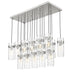 Linear Chandelier Z-Lite 7002P5-17L-BN Brushed Nickel Fontaine 17 Light Linear Chandelier Z-Lite