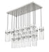 Linear Chandelier Z-Lite 7002P5-17L-BN Brushed Nickel Fontaine 17 Light Linear Chandelier Z-Lite