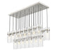Linear Chandelier Z-Lite 7002P5-23L-BN Brushed Nickel Fontaine 23 Light Linear Chandelier Z-Lite