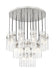 Chandelier Z-Lite 7002P5-27R-BN Brushed Nickel Fontaine 27 Light Chandelier Z-Lite