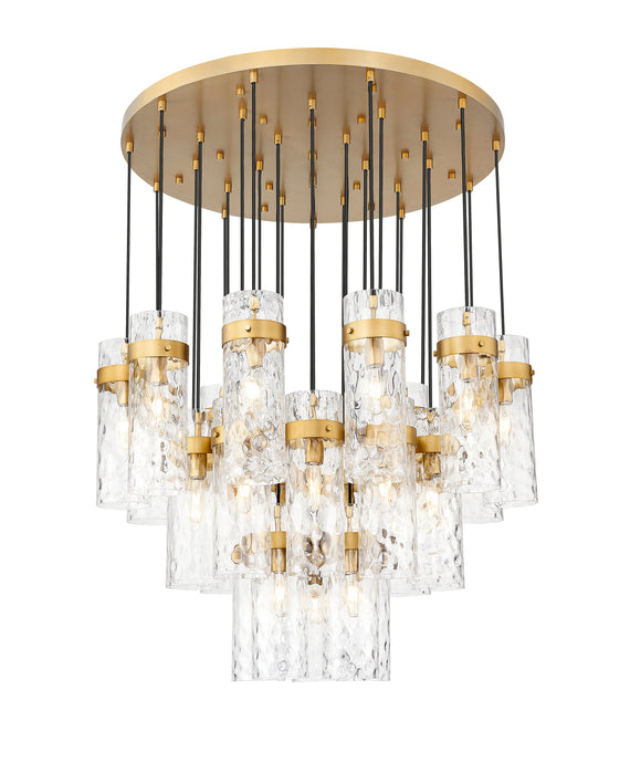 Chandelier Z-Lite 7002P5-27R-RB Rubbed Brass Fontaine 27 Light Chandelier Z-Lite