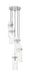 Chandelier Z-Lite 7002P5-5R-BN Brushed Nickel Fontaine 5 Light Chandelier Z-Lite