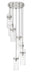 Chandelier Z-Lite 7002P5-7R-BN Brushed Nickel Fontaine 7 Light Chandelier Z-Lite