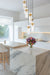 Chandelier Z-Lite 7002P5-7R-RB Rubbed Brass Fontaine 7 Light Chandelier Z-Lite