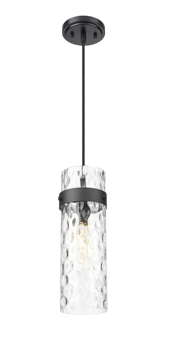 Pendant Z-Lite 7002P5-MB Matte Black Fontaine 1 Light Pendant Z-Lite