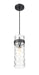 Pendant Z-Lite 7002P5-MB Matte Black Fontaine 1 Light Pendant Z-Lite