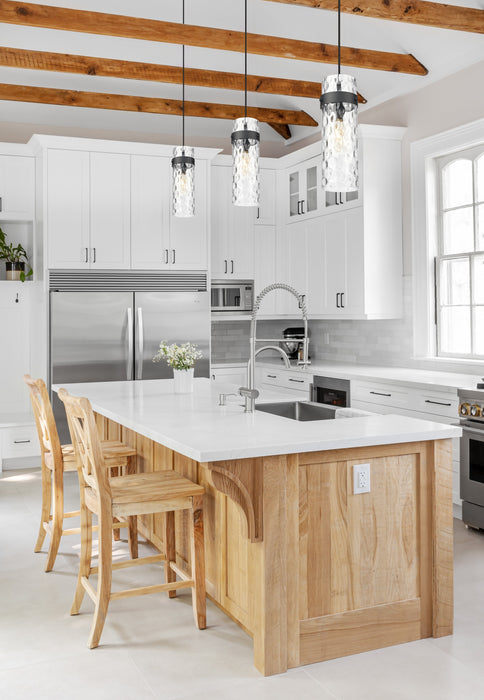 Pendant Z-Lite 7002P5-MB Matte Black Fontaine 1 Light Pendant Z-Lite