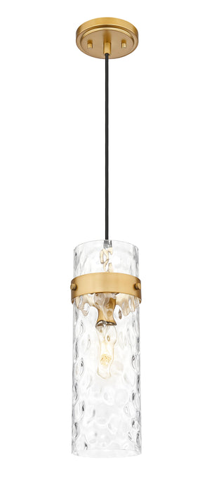 Pendant Z-Lite 7002P5-RB Rubbed Brass Fontaine 1 Light Pendant Z-Lite