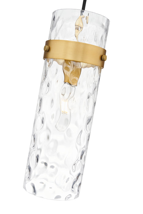 Pendant Z-Lite 7002P5-RB Rubbed Brass Fontaine 1 Light Pendant Z-Lite