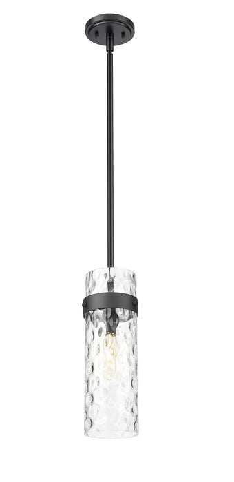 Pendant Z-Lite 7002P5-ROD-MB Matte Black Fontaine 1 Light Pendant Z-Lite