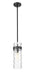 Pendant Z-Lite 7002P5-ROD-MB Matte Black Fontaine 1 Light Pendant Z-Lite