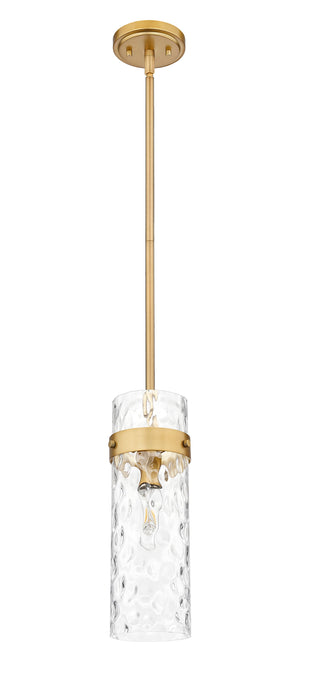 Pendant Z-Lite 7002P5-ROD-RB Rubbed Brass Fontaine 1 Light Pendant Z-Lite
