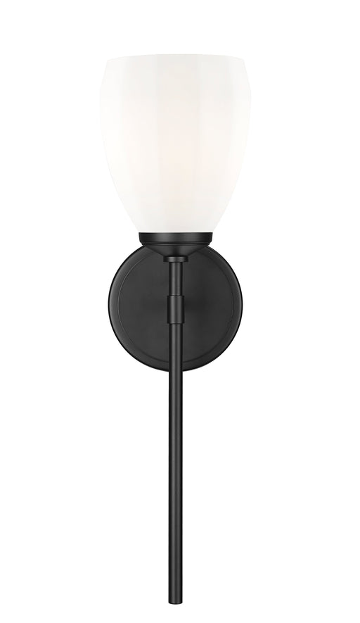 Wall Sconce Z-Lite 7004-1S-MB Matte Black Oren 1 Light Wall Sconce Z-Lite