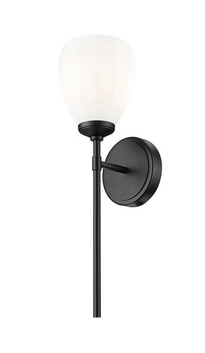 Wall Sconce Z-Lite 7004-1S-MB Matte Black Oren 1 Light Wall Sconce Z-Lite