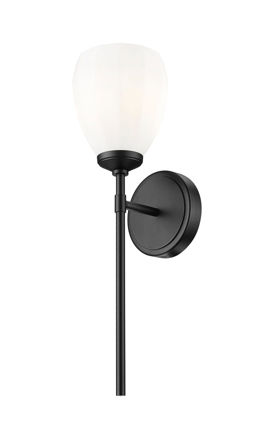 Wall Sconce Z-Lite 7004-1S-MB Matte Black Oren 1 Light Wall Sconce Z-Lite