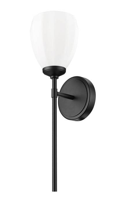 Wall Sconce Z-Lite 7004-1S-MB Matte Black Oren 1 Light Wall Sconce Z-Lite