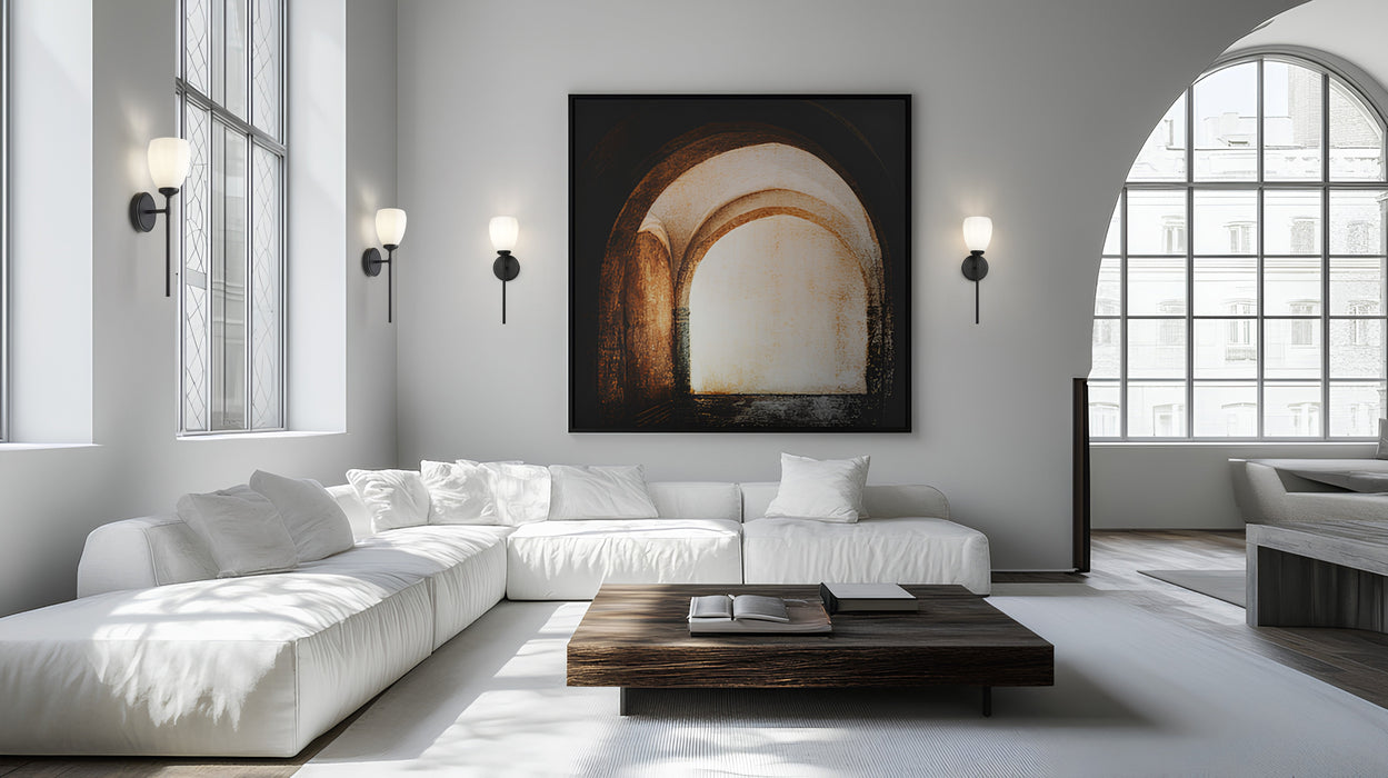 Wall Sconce Z-Lite 7004-1S-MB Matte Black Oren 1 Light Wall Sconce Z-Lite