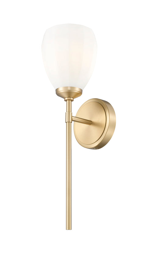 Wall Sconce Z-Lite 7004-1S-MGLD Modern Gold Oren 1 Light Wall Sconce Z-Lite