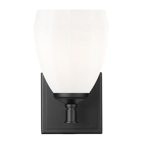 Vanity Z-Lite 7004-1V-MB Matte Black Oren 1 Light Vanity Z-Lite