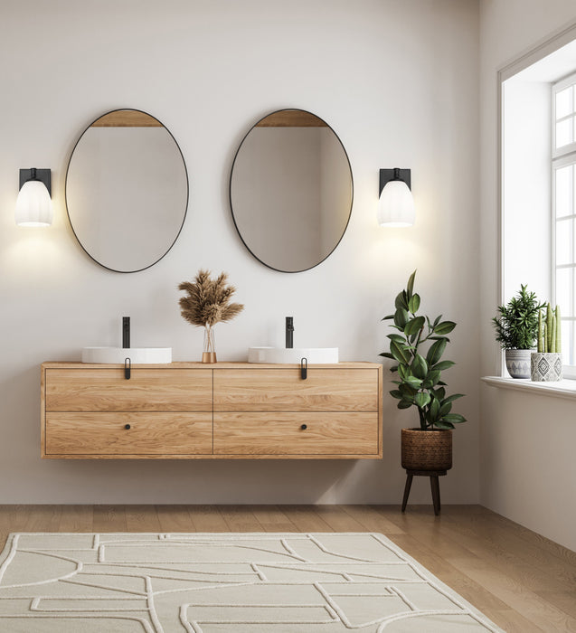 Vanity Z-Lite 7004-1V-MB Matte Black Oren 1 Light Vanity Z-Lite