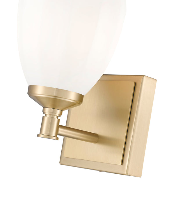 Vanity Z-Lite 7004-1V-MGLD Modern Gold Oren 1 Light Vanity Z-Lite