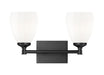 Vanity Z-Lite 7004-2V-MB Matte Black Oren 2 Light Vanity Z-Lite