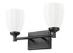 Vanity Z-Lite 7004-2V-MB Matte Black Oren 2 Light Vanity Z-Lite