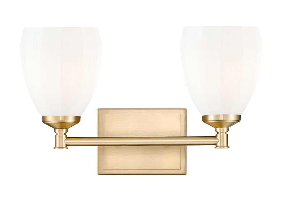 Vanity Z-Lite 7004-2V-MGLD Modern Gold Oren 2 Light Vanity Z-Lite