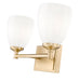 Vanity Z-Lite 7004-2V-MGLD Modern Gold Oren 2 Light Vanity Z-Lite