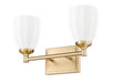 Vanity Z-Lite 7004-2V-MGLD Modern Gold Oren 2 Light Vanity Z-Lite