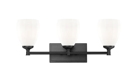 Vanity Z-Lite 7004-3V-MB Matte Black Oren 3 Light Vanity Z-Lite