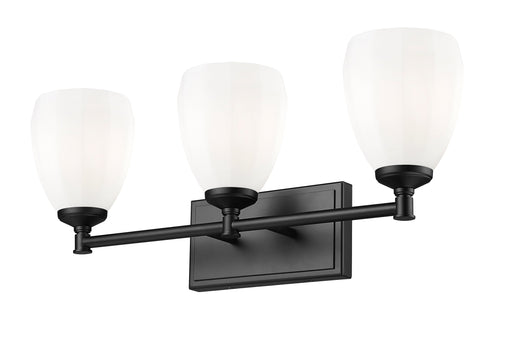 Vanity Z-Lite 7004-3V-MB Matte Black Oren 3 Light Vanity Z-Lite
