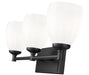 Vanity Z-Lite 7004-3V-MB Matte Black Oren 3 Light Vanity Z-Lite
