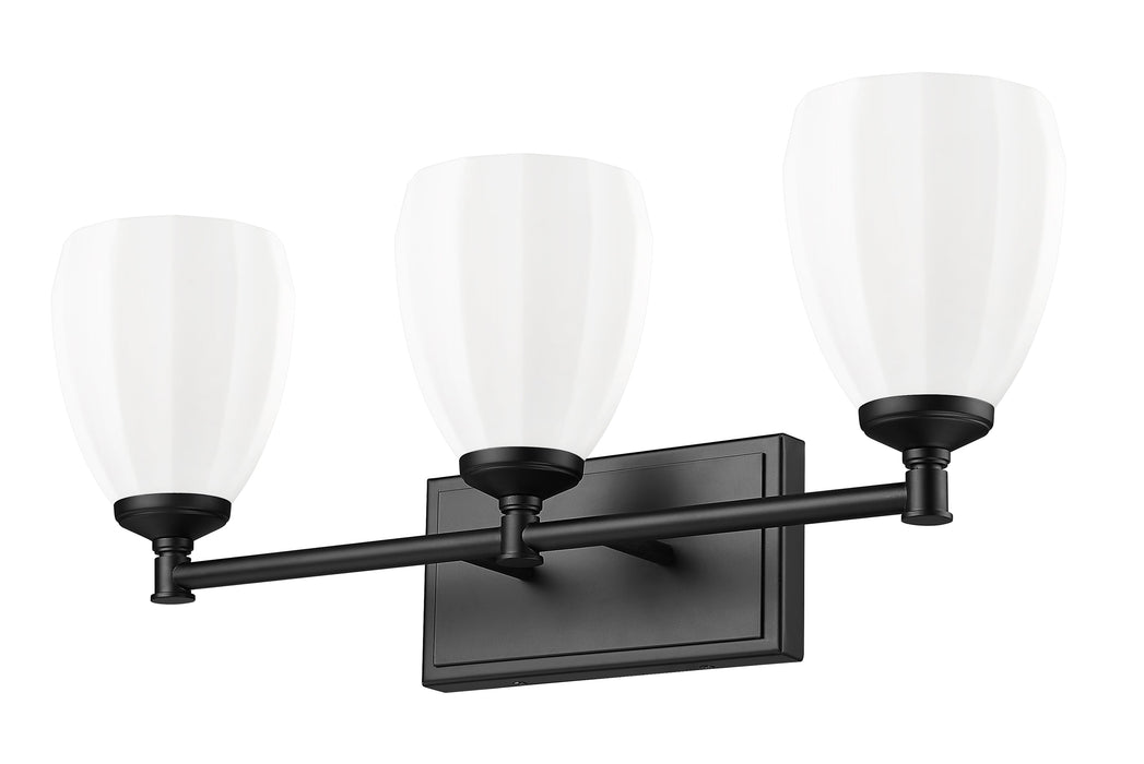 Vanity Z-Lite 7004-3V-MB Matte Black Oren 3 Light Vanity Z-Lite