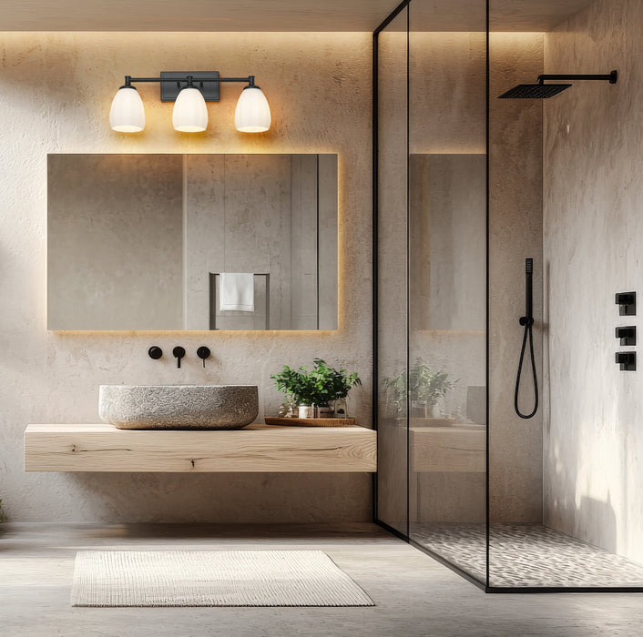 Vanity Z-Lite 7004-3V-MB Matte Black Oren 3 Light Vanity Z-Lite