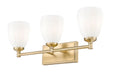 Vanity Z-Lite 7004-3V-MGLD Modern Gold Oren 3 Light Vanity Z-Lite