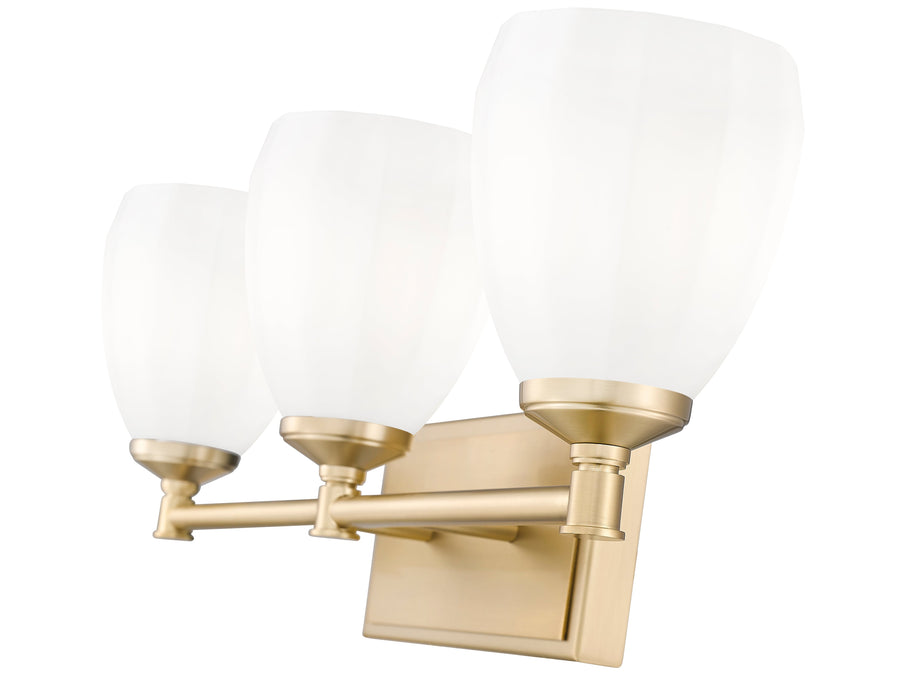 Vanity Z-Lite 7004-3V-MGLD Modern Gold Oren 3 Light Vanity Z-Lite
