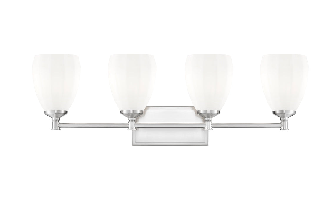 Vanity Z-Lite 7004-4V-BN Brushed Nickel Oren 4 Light Vanity Z-Lite