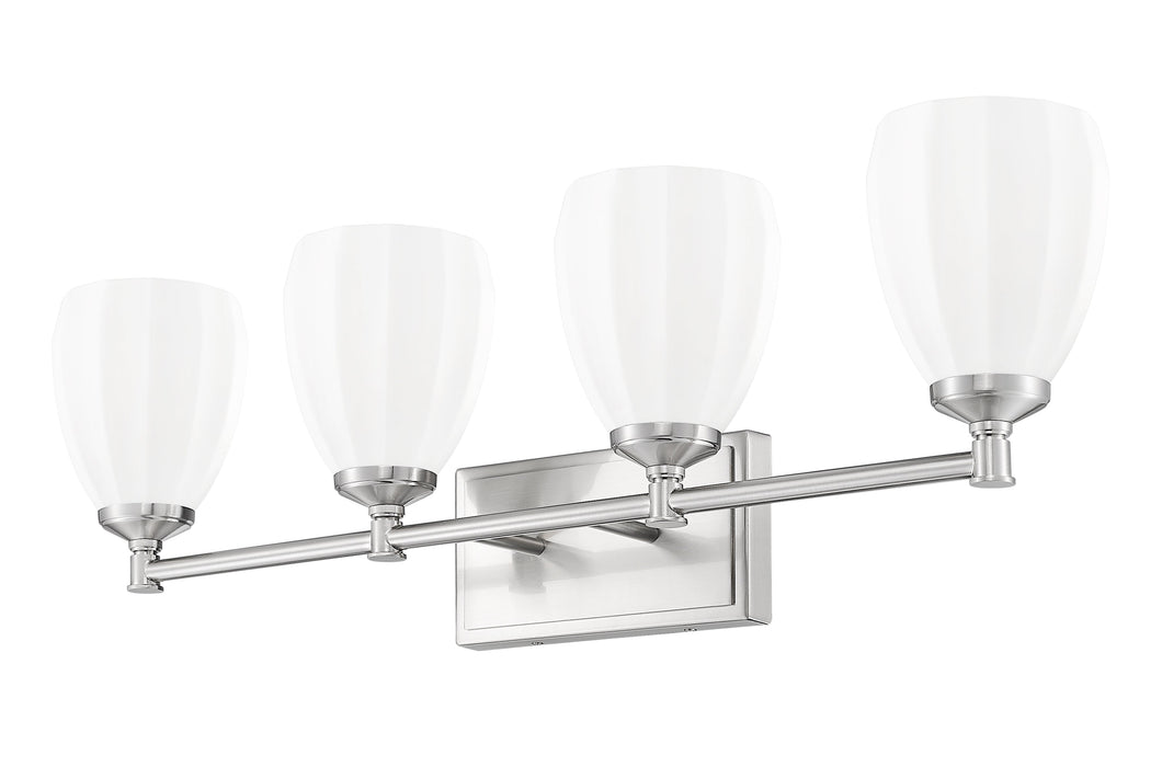 Vanity Z-Lite 7004-4V-BN Brushed Nickel Oren 4 Light Vanity Z-Lite