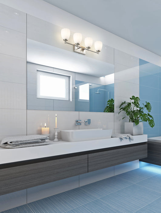 Vanity Z-Lite 7004-4V-BN Brushed Nickel Oren 4 Light Vanity Z-Lite