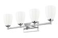 Vanity Z-Lite 7004-4V-CH Chrome Oren 4 Light Vanity Z-Lite