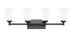 Vanity Z-Lite 7004-4V-MB Matte Black Oren 4 Light Vanity Z-Lite