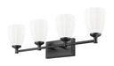 Vanity Z-Lite 7004-4V-MB Matte Black Oren 4 Light Vanity Z-Lite