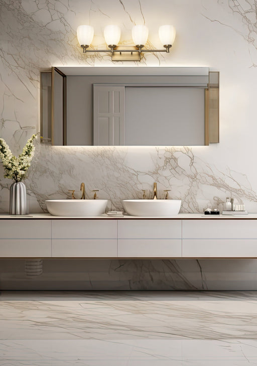 Vanity Z-Lite 7004-4V-MGLD Modern Gold Oren 4 Light Vanity Z-Lite