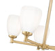 Chandelier Z-Lite 7004-5MGLD Modern Gold Oren 5 Light Chandelier Z-Lite