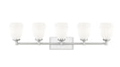 Vanity Z-Lite 7004-5V-BN Brushed Nickel Oren 5 Light Vanity Z-Lite