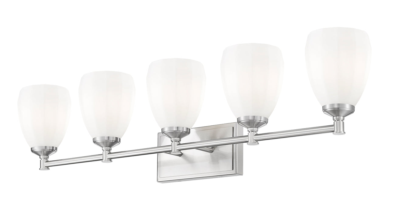 Vanity Z-Lite 7004-5V-BN Brushed Nickel Oren 5 Light Vanity Z-Lite
