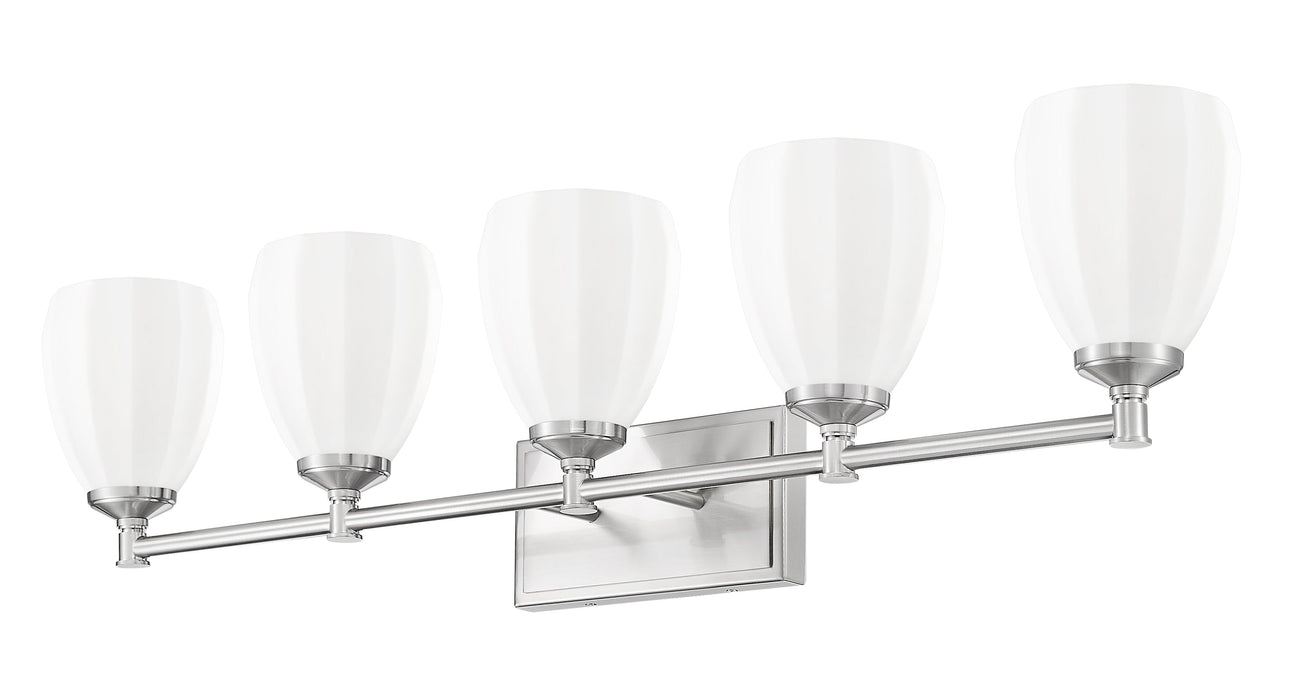 Vanity Z-Lite 7004-5V-BN Brushed Nickel Oren 5 Light Vanity Z-Lite