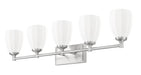 Vanity Z-Lite 7004-5V-BN Brushed Nickel Oren 5 Light Vanity Z-Lite